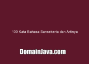 100 Kata Bahasa Sansekerta dan Artinya