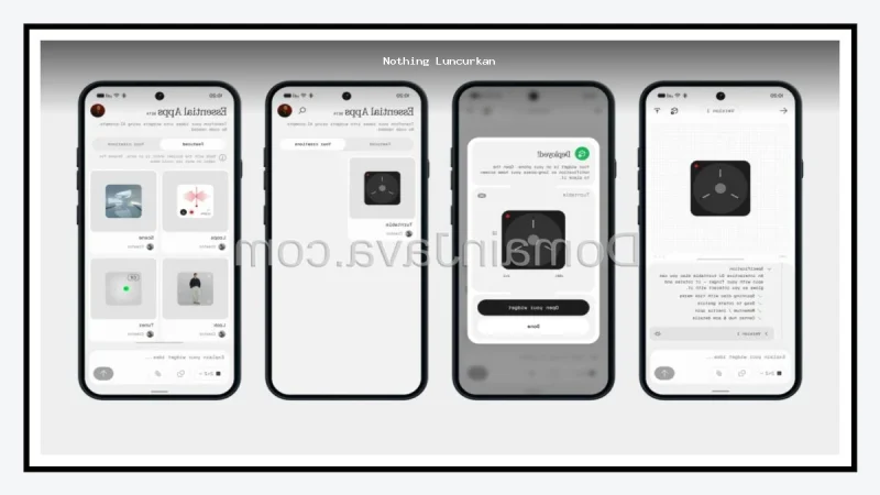 Nothing luncurkan Essential Apps untuk pembuatan aplikasi langsung dari ponsel cerdas Anda